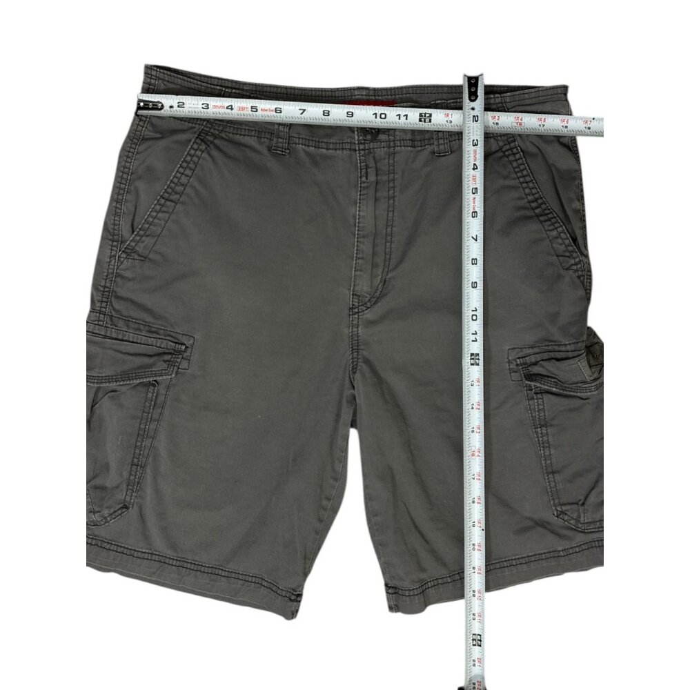Unionbay Men’s Cargo Shorts Size 36 Gray Cotton Lightweight Relaxed Fit Stretch - Picture 8 of 8